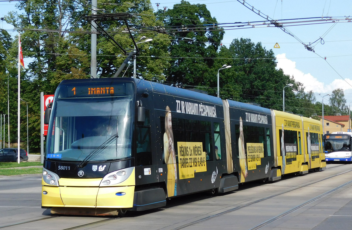 Рига, Škoda 15T1 ForCity Alfa Riga № 58011