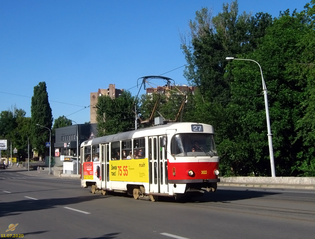 Харьков, Tatra T3SUCS № 3022