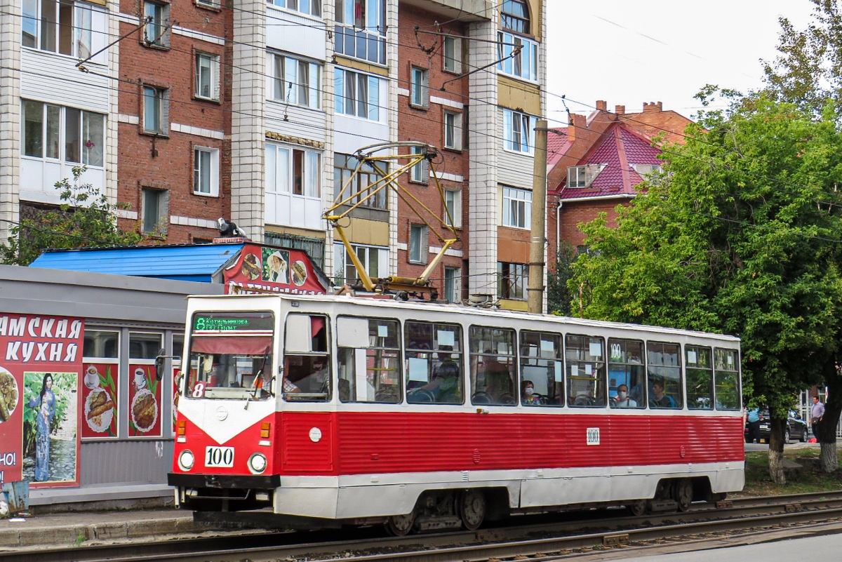 Омск, 71-605 (КТМ-5М3) № 100