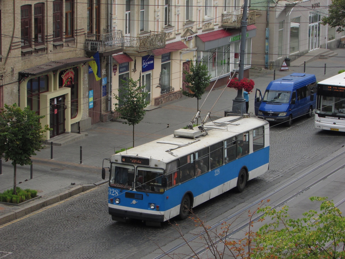 ვინნიცა, ZiU-682G [G00] № 328; ვინნიცა — Electric transport Vinnitsa from a height