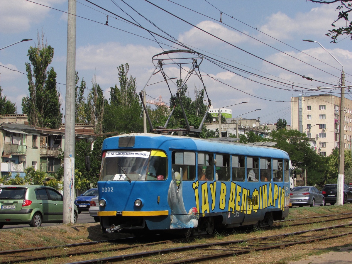Одесса, Tatra T3R.P № 3302