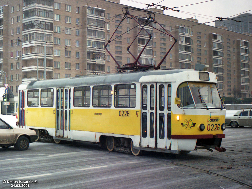Москва, Tatra T3SU № 0226