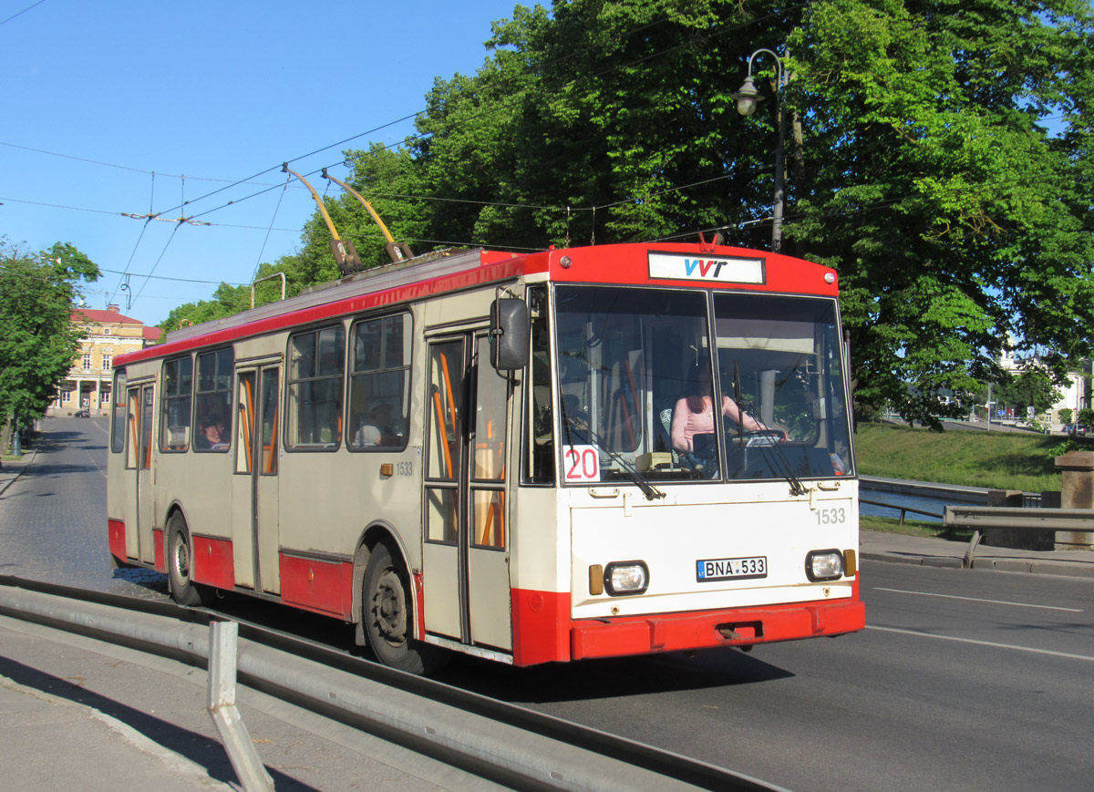 Вильнюс, Škoda 14Tr89/6 № 1533