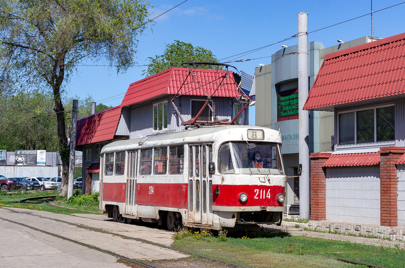 Самара, Tatra T3SU № 2114; Самара — Конечные станции и кольца (трамвай)
