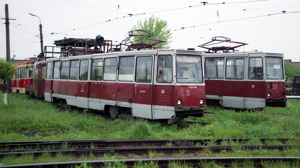 Ryazan, 71-605 (KTM-5M3) č. 3; Ryazan, 71-605 (KTM-5M3) č. 37 Ryazan, 71-605 (KTM-5M3) č. 3; Ryazan, 71-605 (KTM-5M3) č. 37