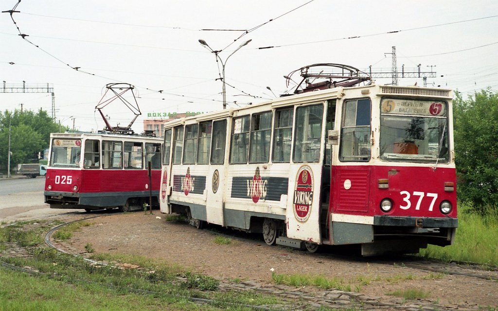 Пермь, 71-605 (КТМ-5М3) № 377; Пермь, 71-605 (КТМ-5М3) № 025