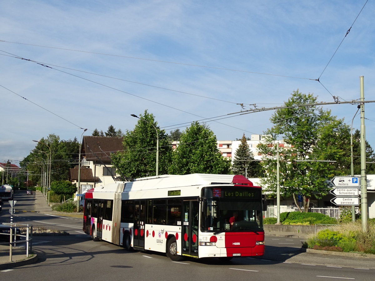 Фрибур, Hess/MAN NGT 204F/Kiepe № 521