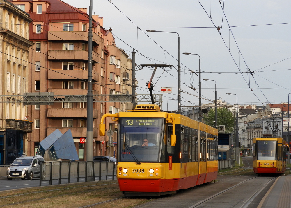 Варшава, Konstal 116Na/1 № 3008