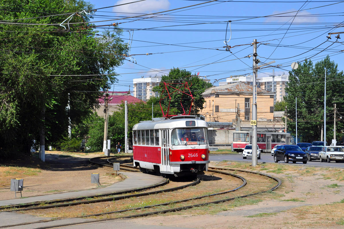 Волгоград, Tatra T3SU (двухдверная) № 2646