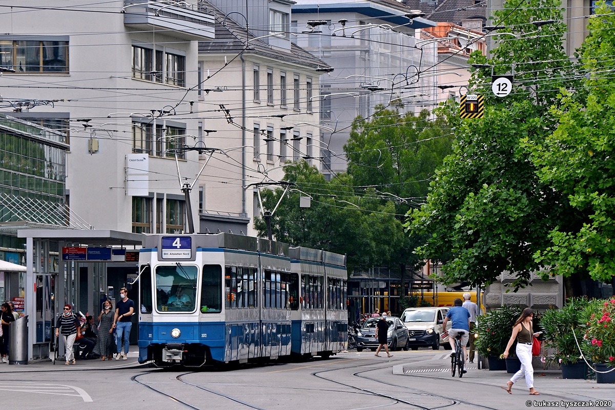 Цюрих, SWP/SIG/BBC Be 4/6 "Tram 2000" № 2072