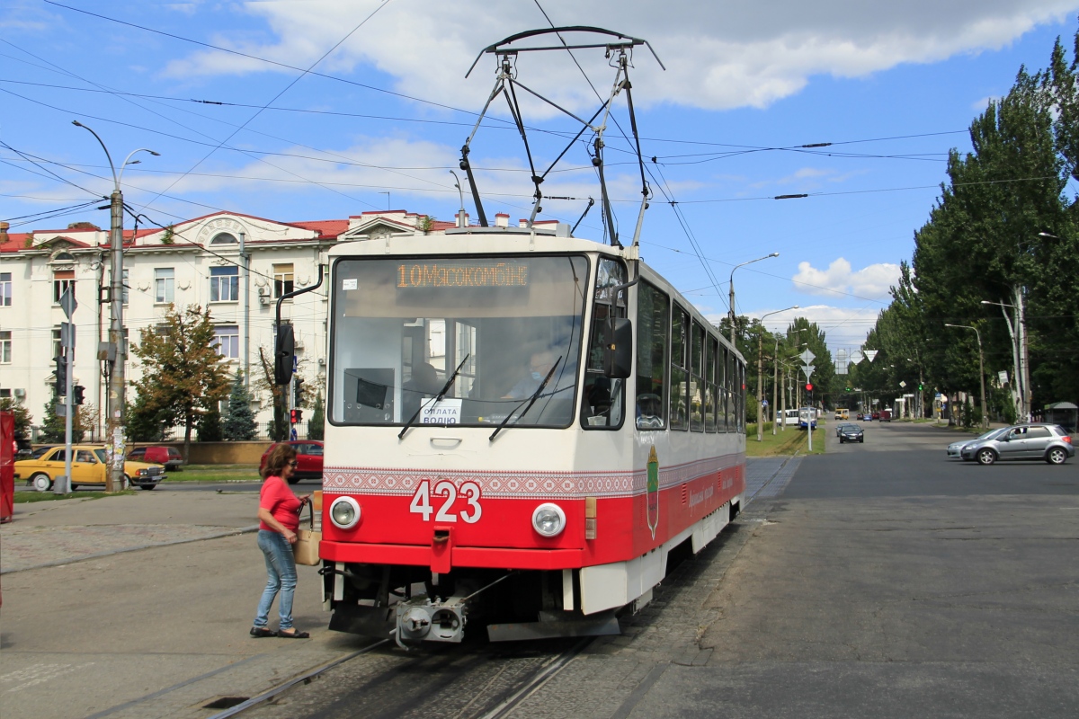 Запорожье, Tatra T6B5SU № 423