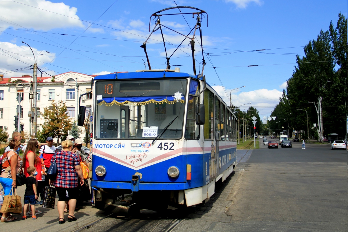 Запорожье, Tatra T6B5SU № 452