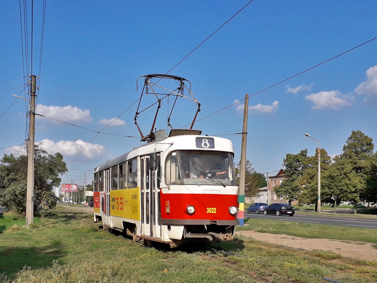 Харьков, Tatra T3SUCS № 3022