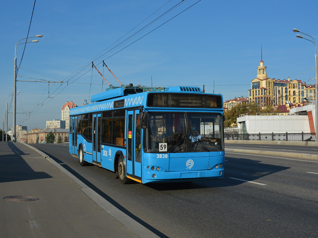 Москва, СВАРЗ-МАЗ-6235.00 № 3838