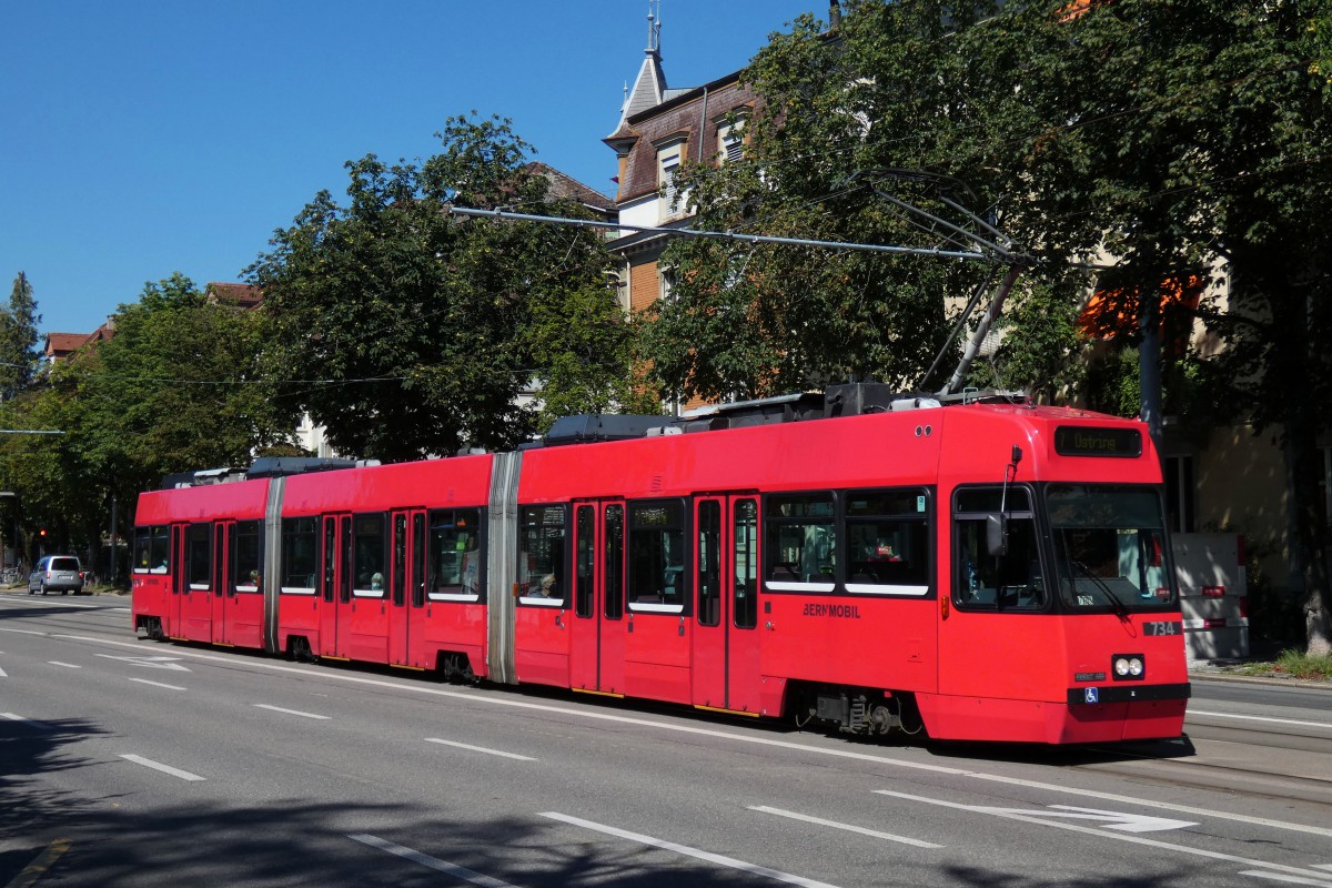 Берн, ACMV/ABB/Duewag Be 4/8 № 734