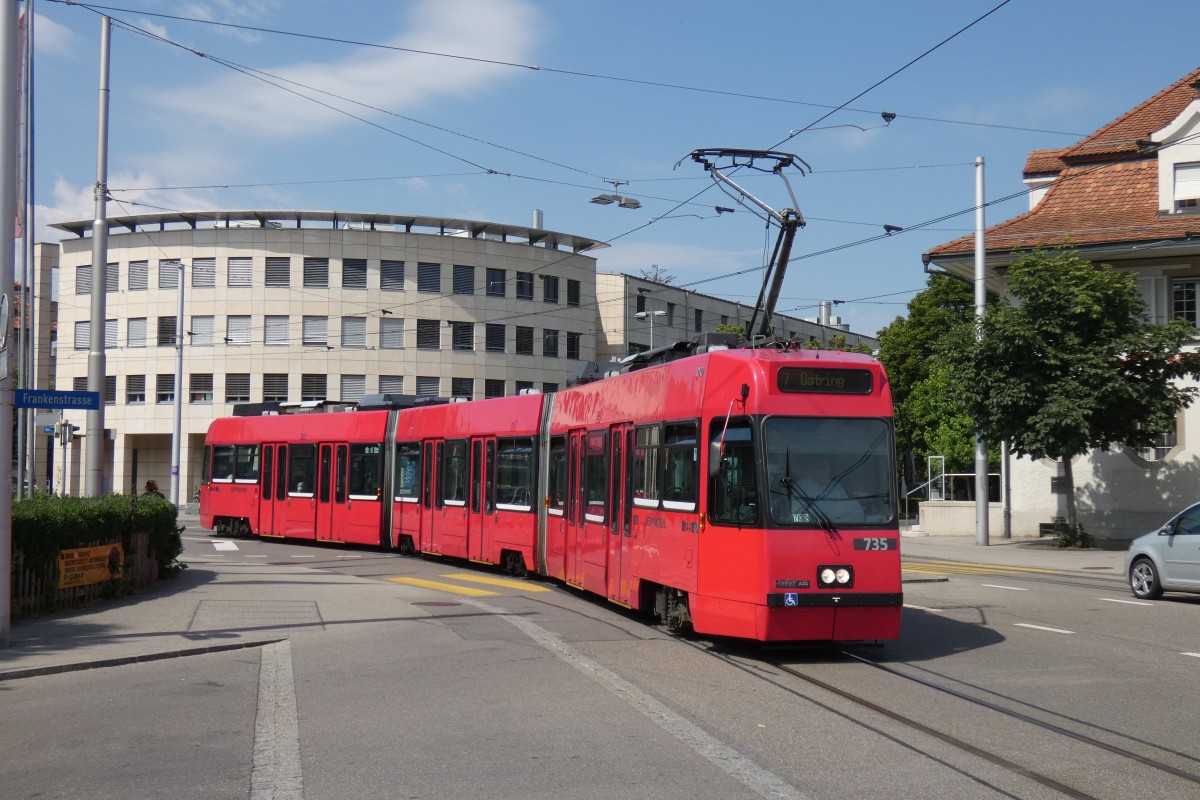 Берн, ACMV/ABB/Duewag Be 4/8 № 735