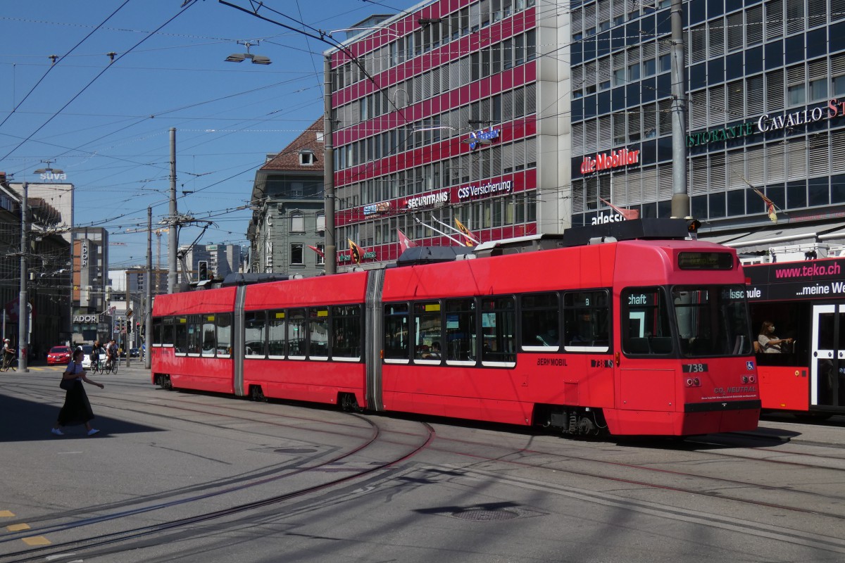 Берн, ACMV/ABB/Duewag Be 4/8 № 738