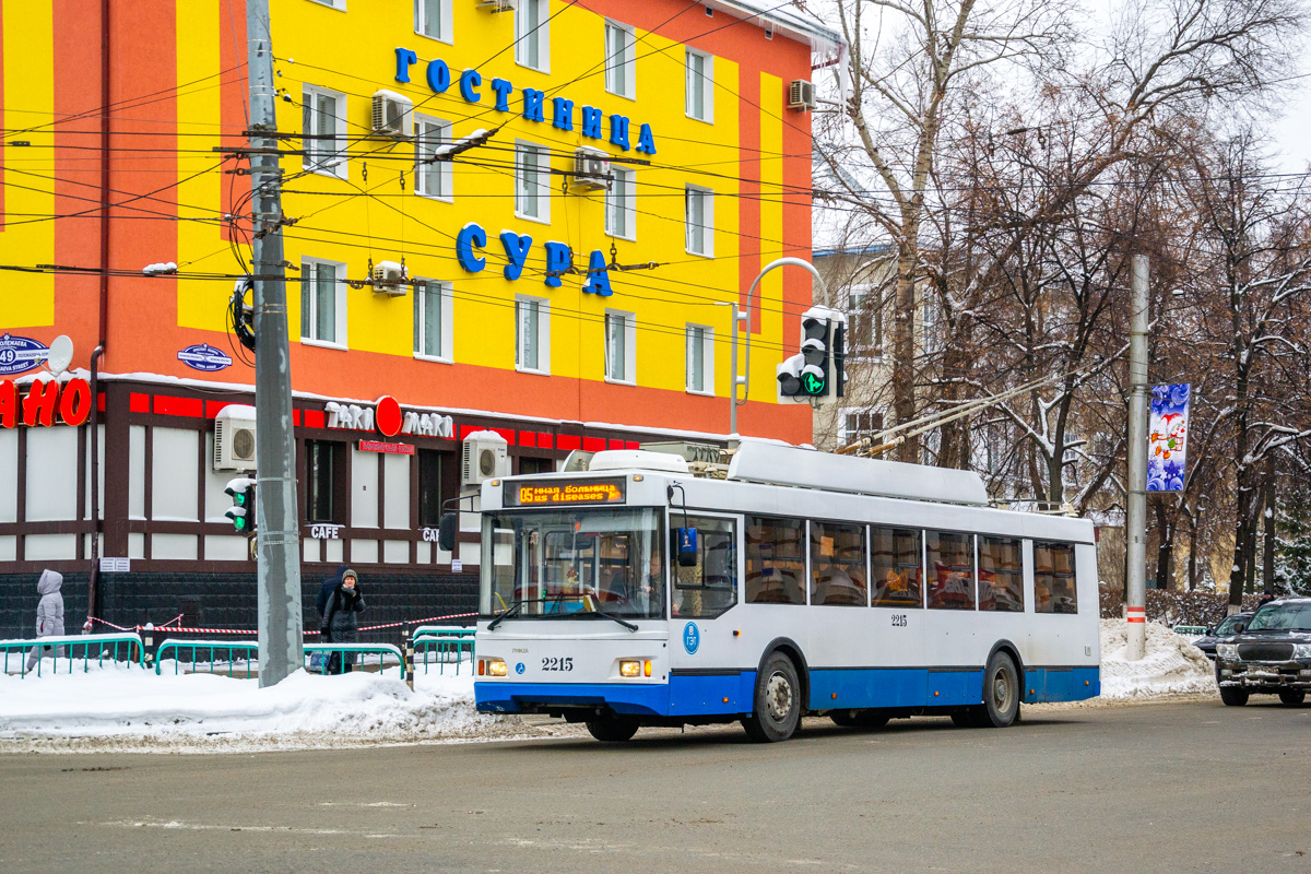 Saransk, Trolza-5275.03 “Optima” Br. 2215