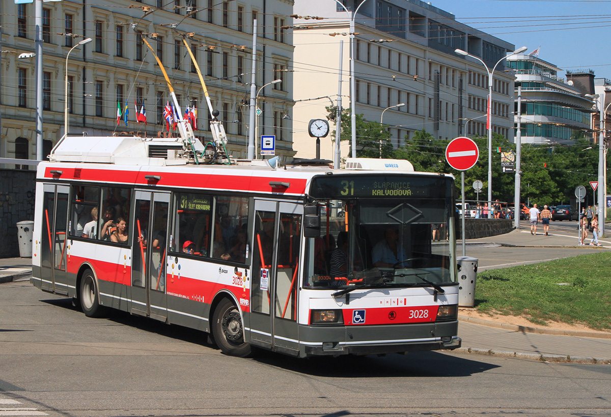 Брно, Škoda 21Tr № 3028