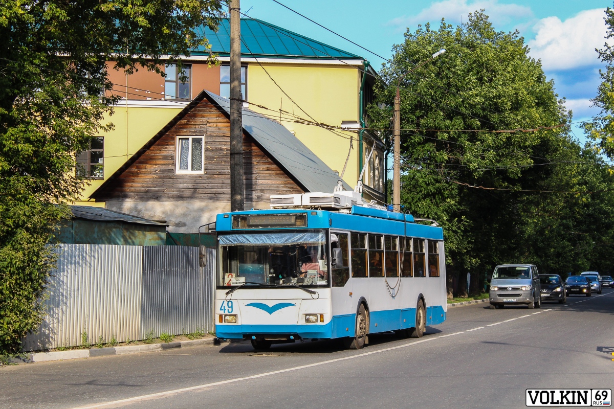 Тверь, Тролза-5275.05 «Оптима» № 49; Тверь — Последние годы тверского троллейбуса (2019 — 2020 гг.)