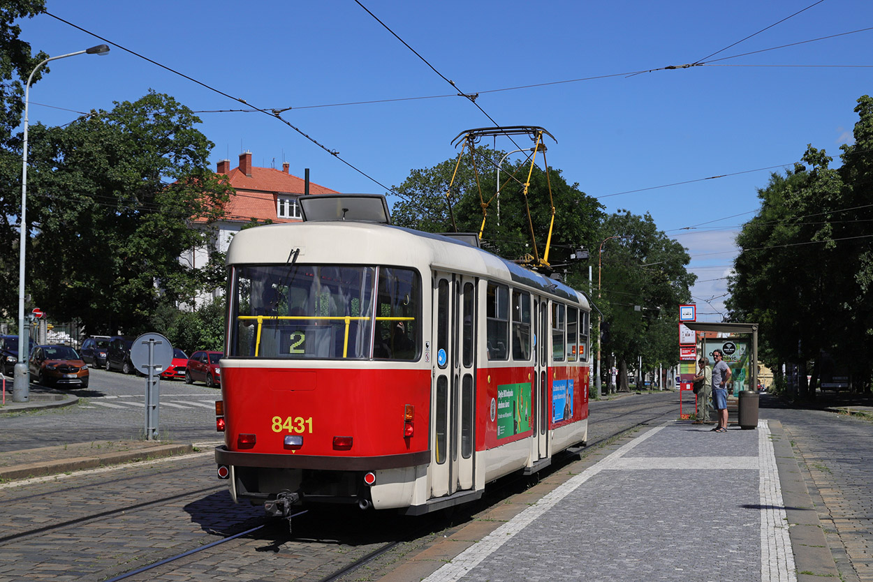 Прага, Tatra T3R.P № 8431