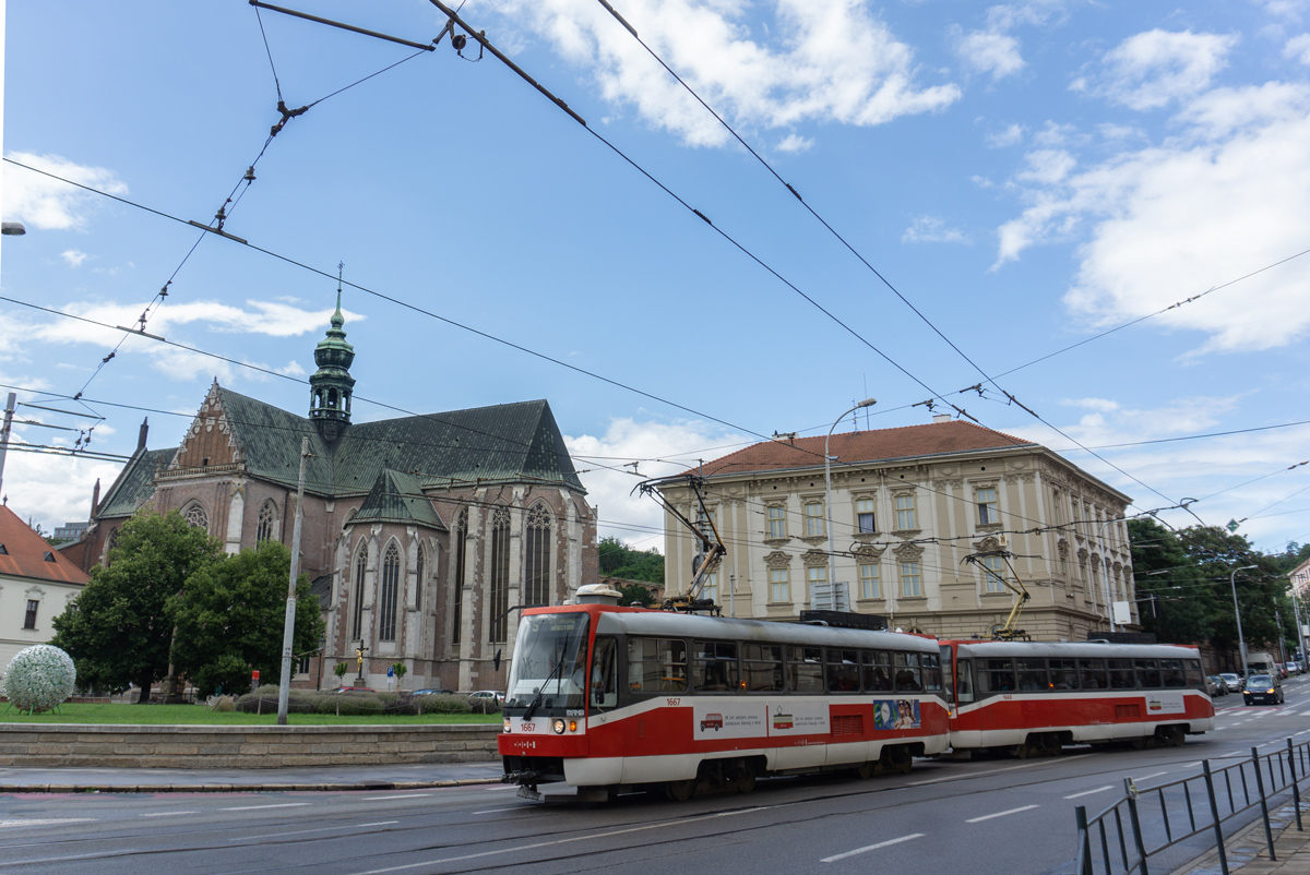Brno, Tatra T3R (1995) № 1667