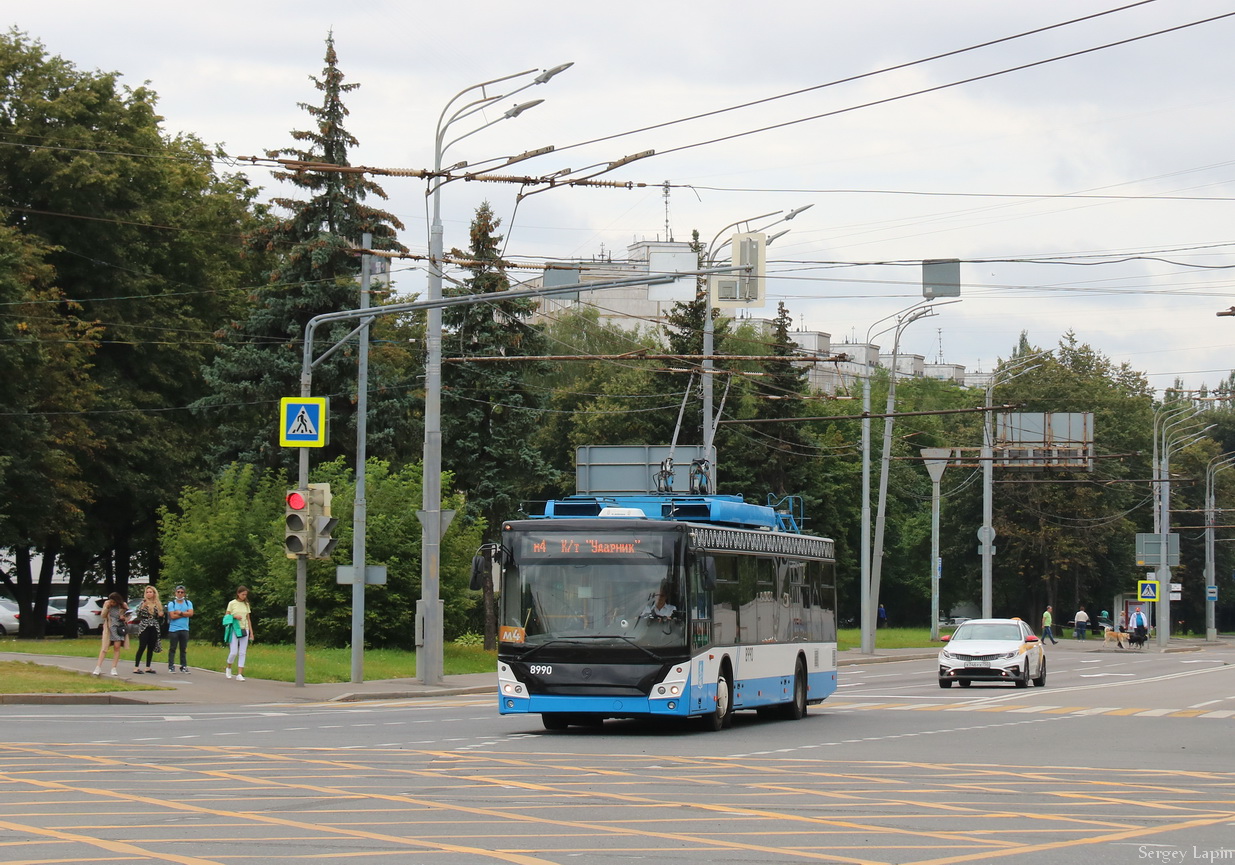 Москва, СВАРЗ-МАЗ-6275 № 8990; Москва — Закрытие движения Московского троллейбуса 24 — 25 августа 2020