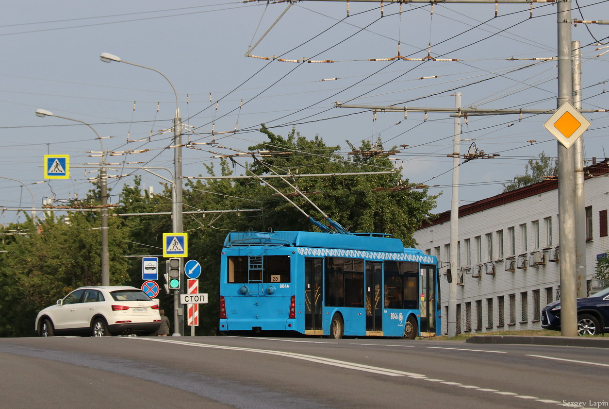 Москва, Тролза-5265.00 «Мегаполис» № 8046; Москва — Закрытие движения Московского троллейбуса 24 — 25 августа 2020