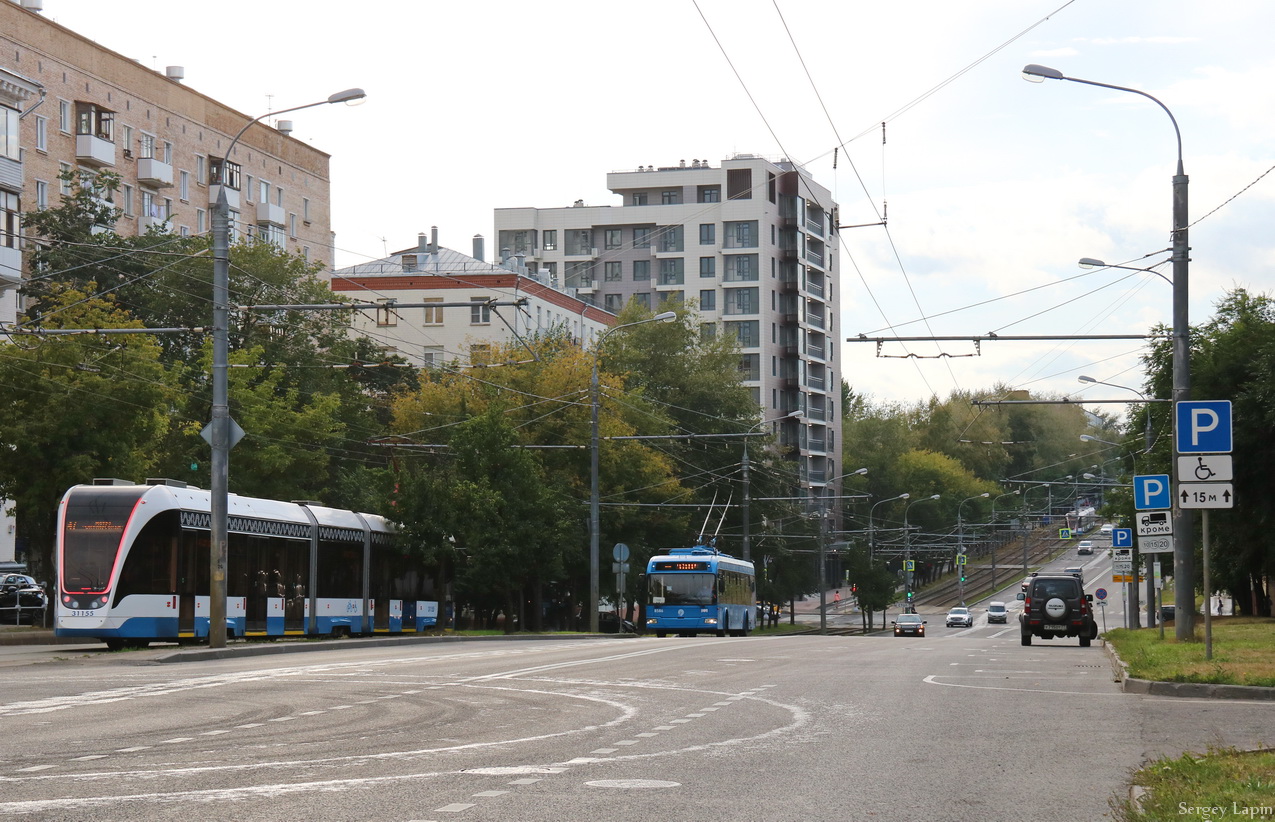 Москва — Закрытие движения Московского троллейбуса 24 — 25 августа 2020