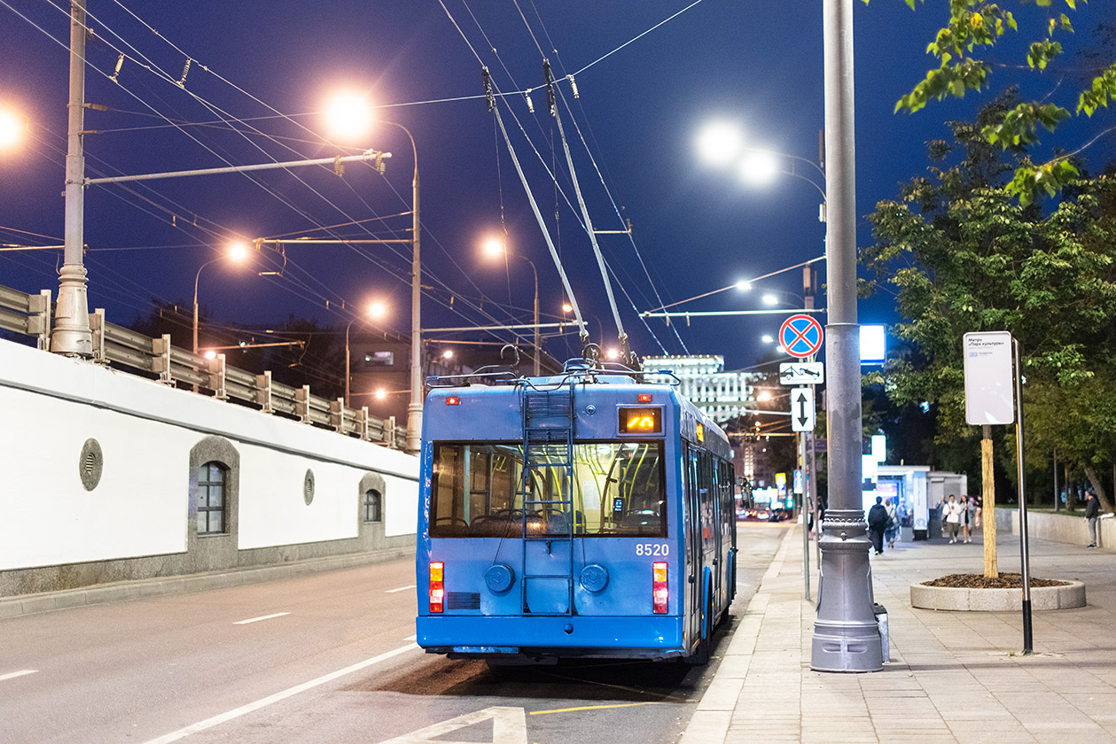 Москва, БКМ 321 № 8520; Москва — Закрытие движения Московского троллейбуса 24 — 25 августа 2020