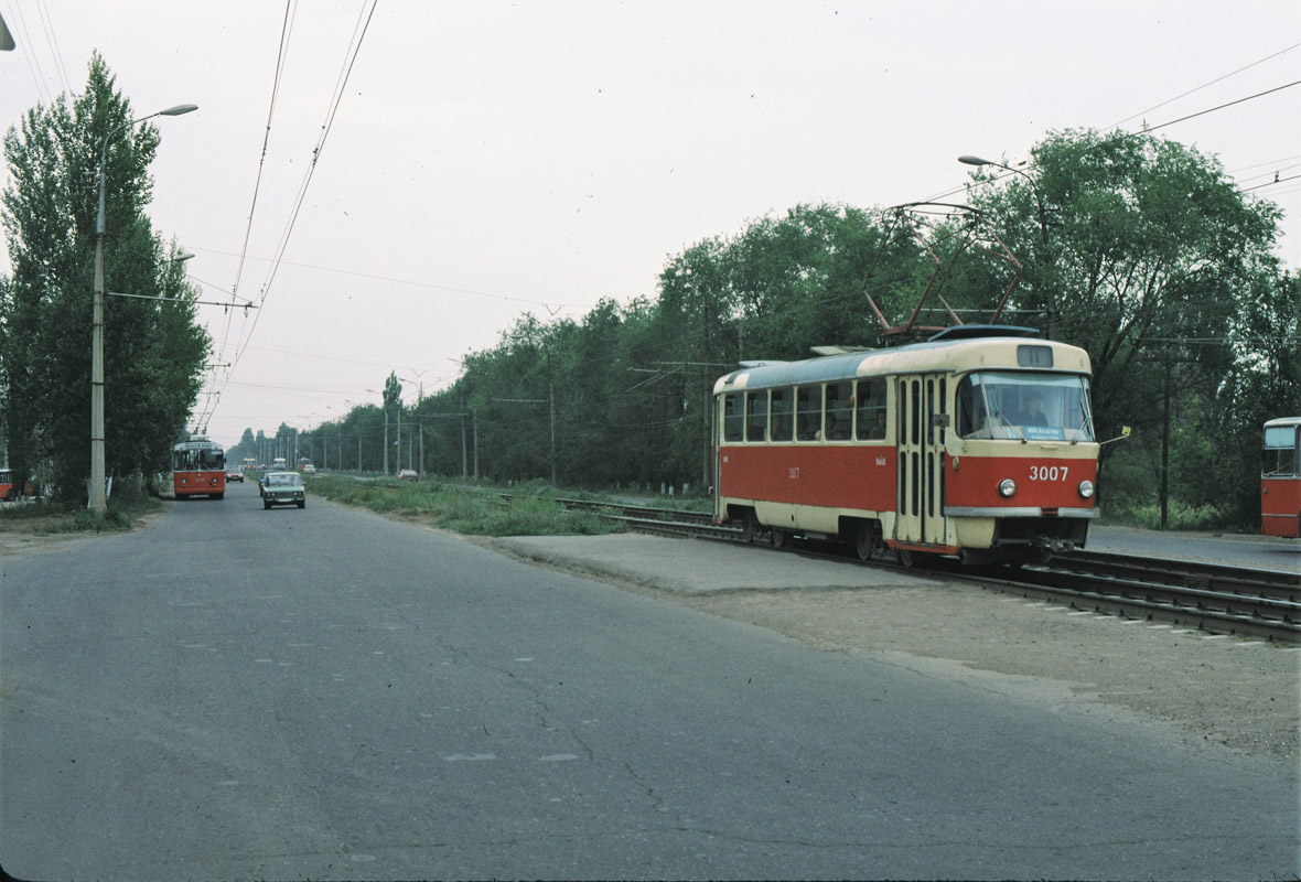 Волгоград, Tatra T3SU (двухдверная) № 3007