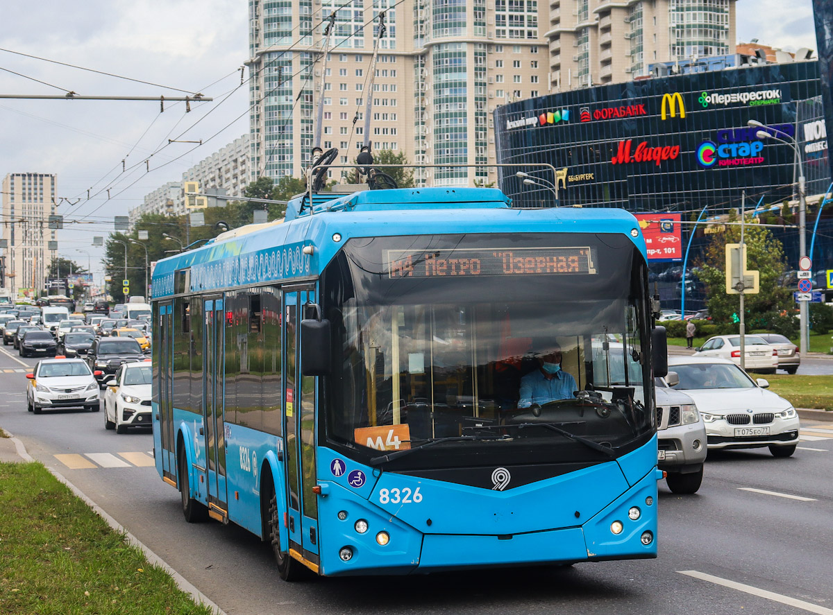 Москва, БКМ 321 № 8326; Москва — Закрытие движения Московского троллейбуса 24 — 25 августа 2020