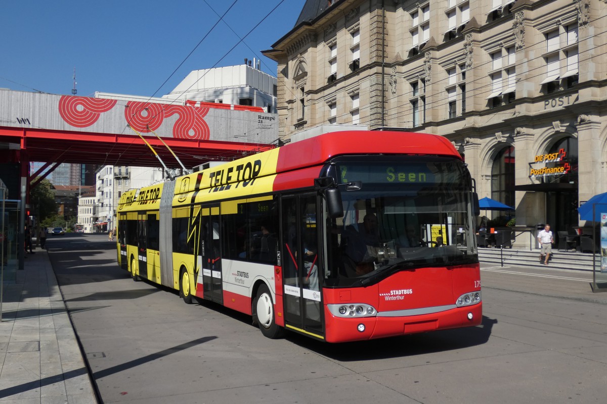 Winterthur, Solaris Trollino II 18 AC Nr. 179