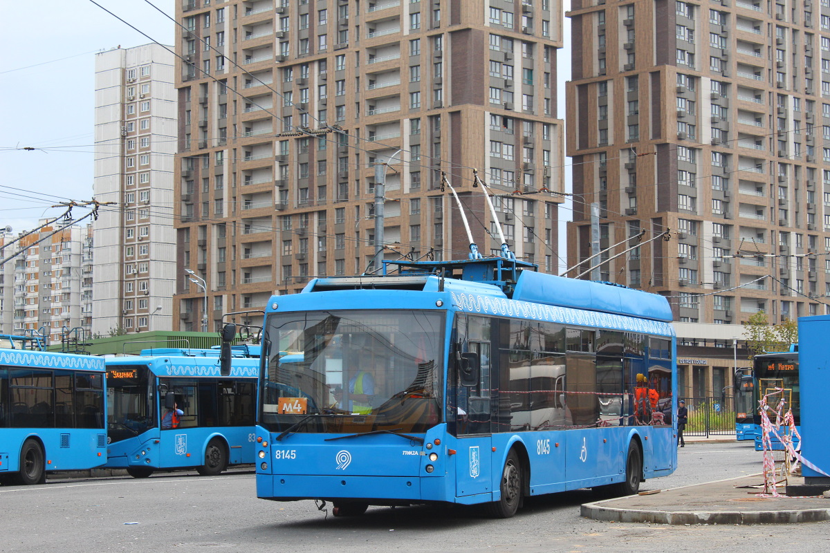 Москва, Тролза-5265.00 «Мегаполис» № 8145; Москва — Закрытие движения Московского троллейбуса 24 — 25 августа 2020