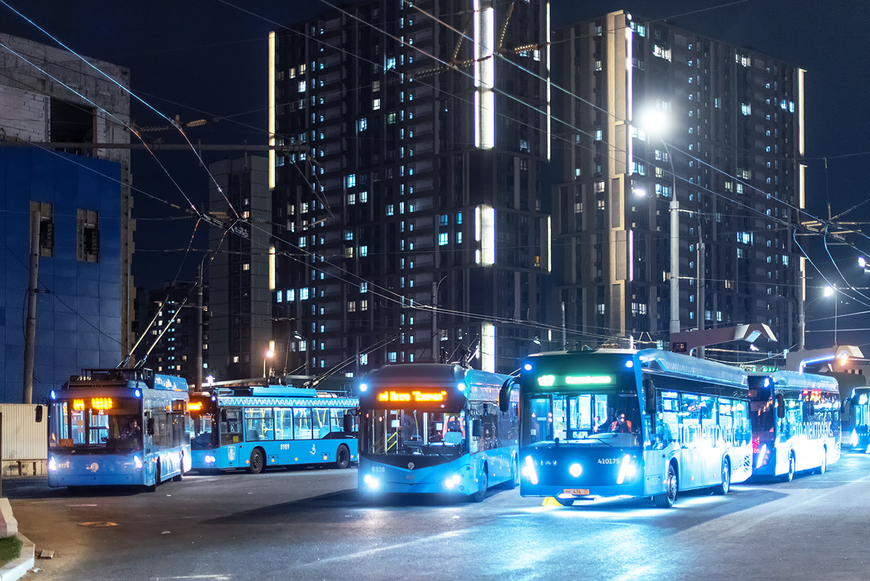 Москва — Закрытие движения Московского троллейбуса 24 — 25 августа 2020; Москва — Конечные станции и кольца