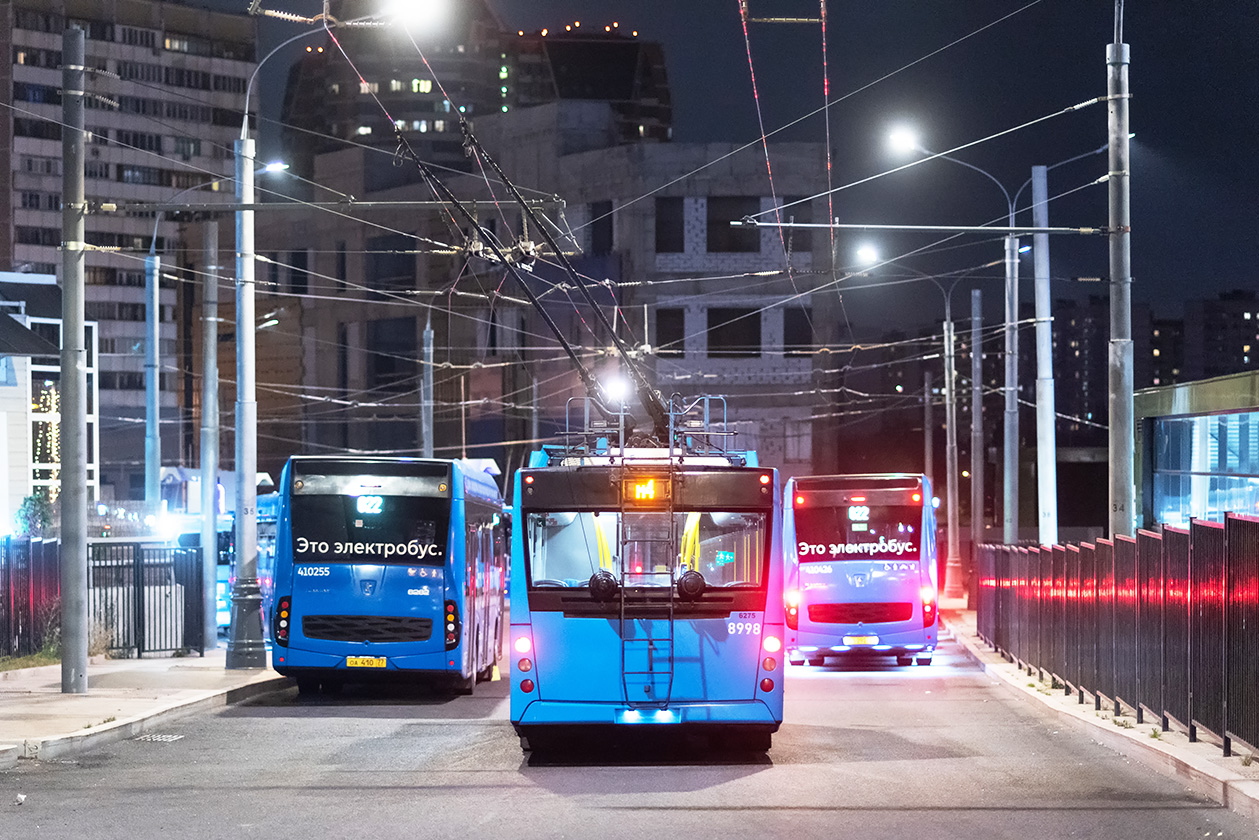 Москва, СВАРЗ-МАЗ-6275 № 8998; Москва — Закрытие движения Московского троллейбуса 24 — 25 августа 2020