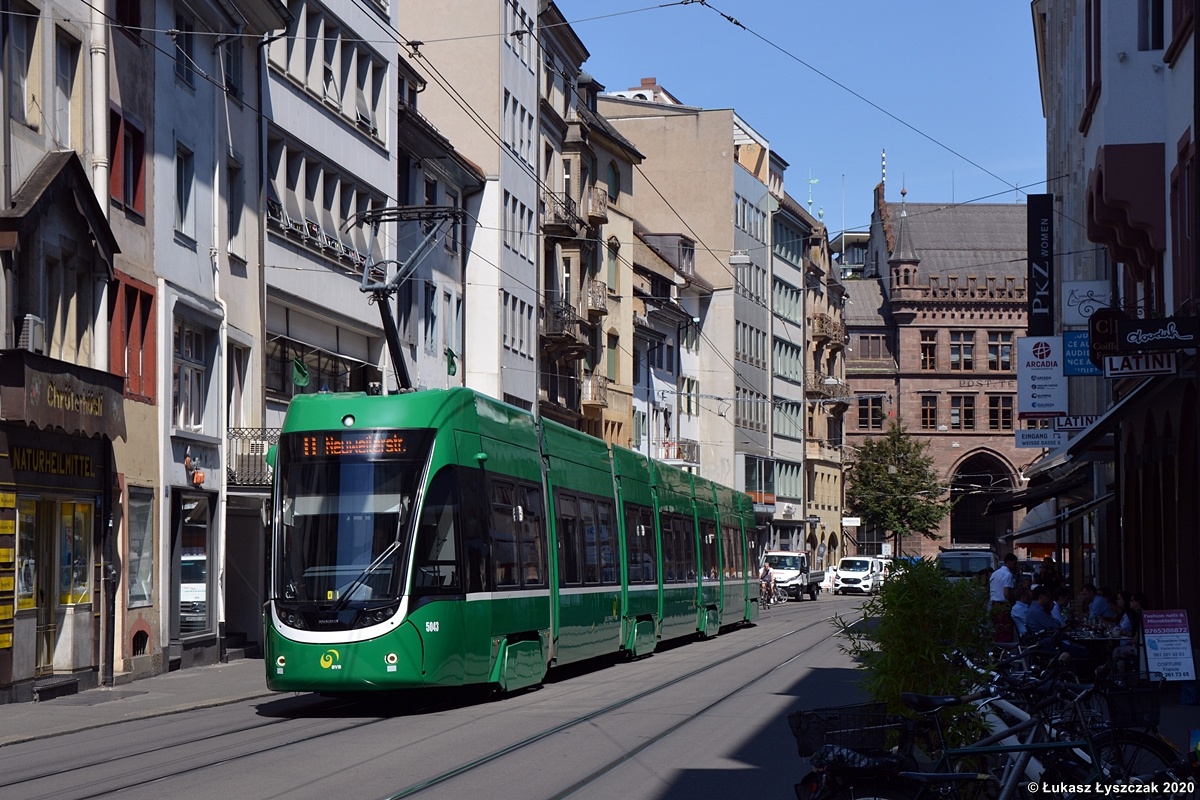 Базель, Bombardier Flexity 2 № 5043