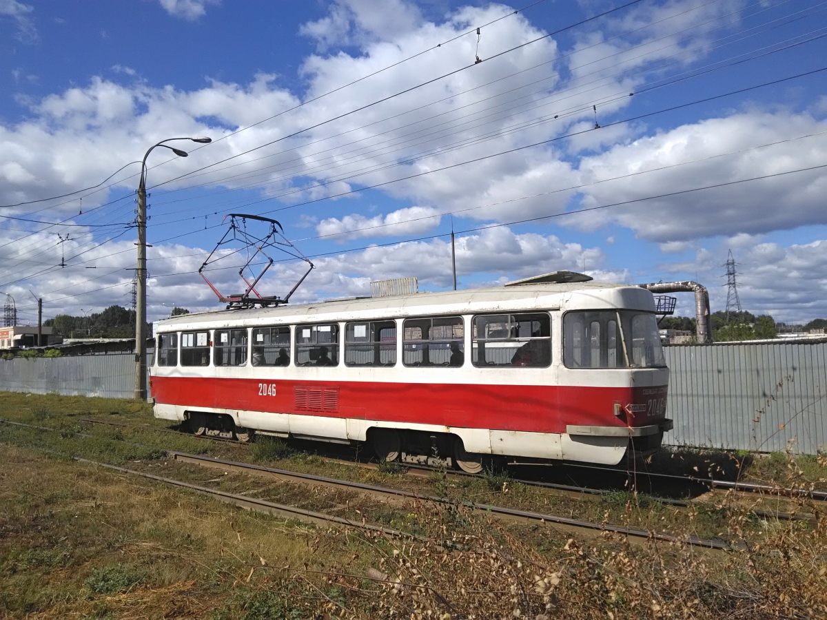 Самара, Tatra T3SU (двухдверная) № 2046