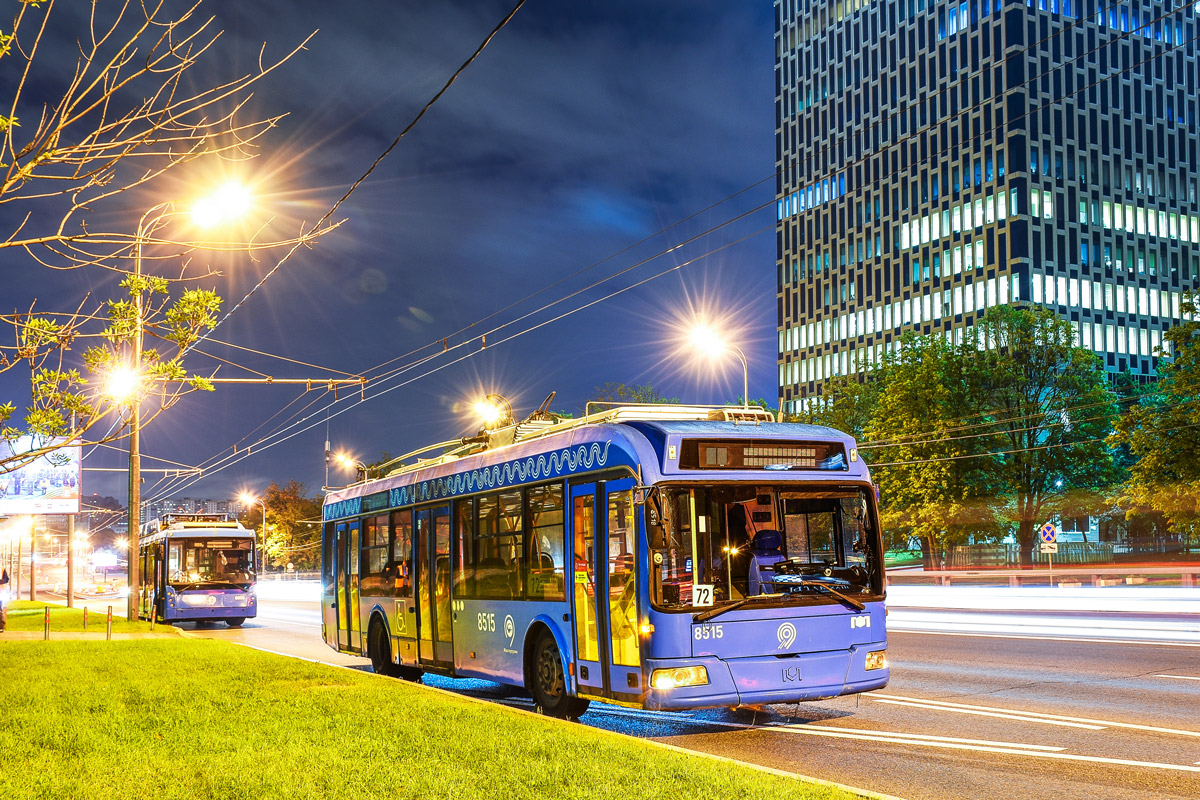 Москва, БКМ 321 № 8515; Москва — Закрытие движения Московского троллейбуса 24 — 25 августа 2020