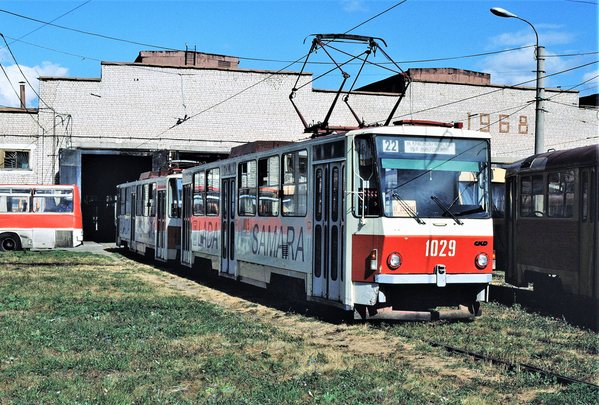 Самара, Tatra T6B5SU № 1029; Самара — Исторические фотографии — Трамвай и Троллейбус (1992-2000)