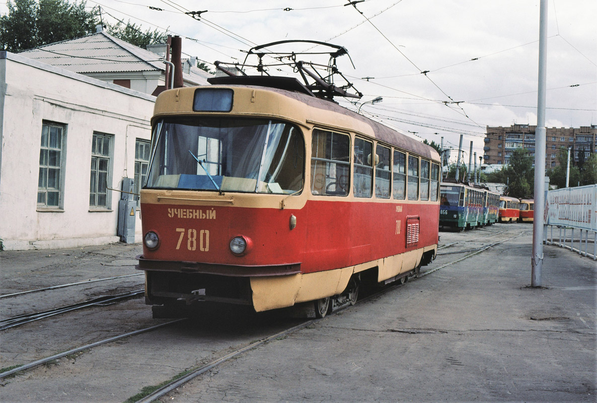 Самара, Tatra T3SU (двухдверная) № 780; Самара — Городское трамвайное депо; Самара — Исторические фотографии — Трамвай и Троллейбус (1992-2000)