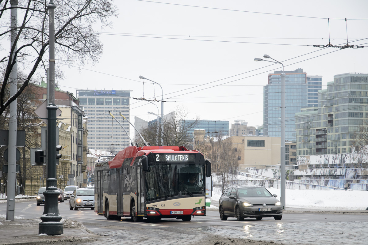 Vilnius, Solaris Trollino IV 12 Škoda — 1722