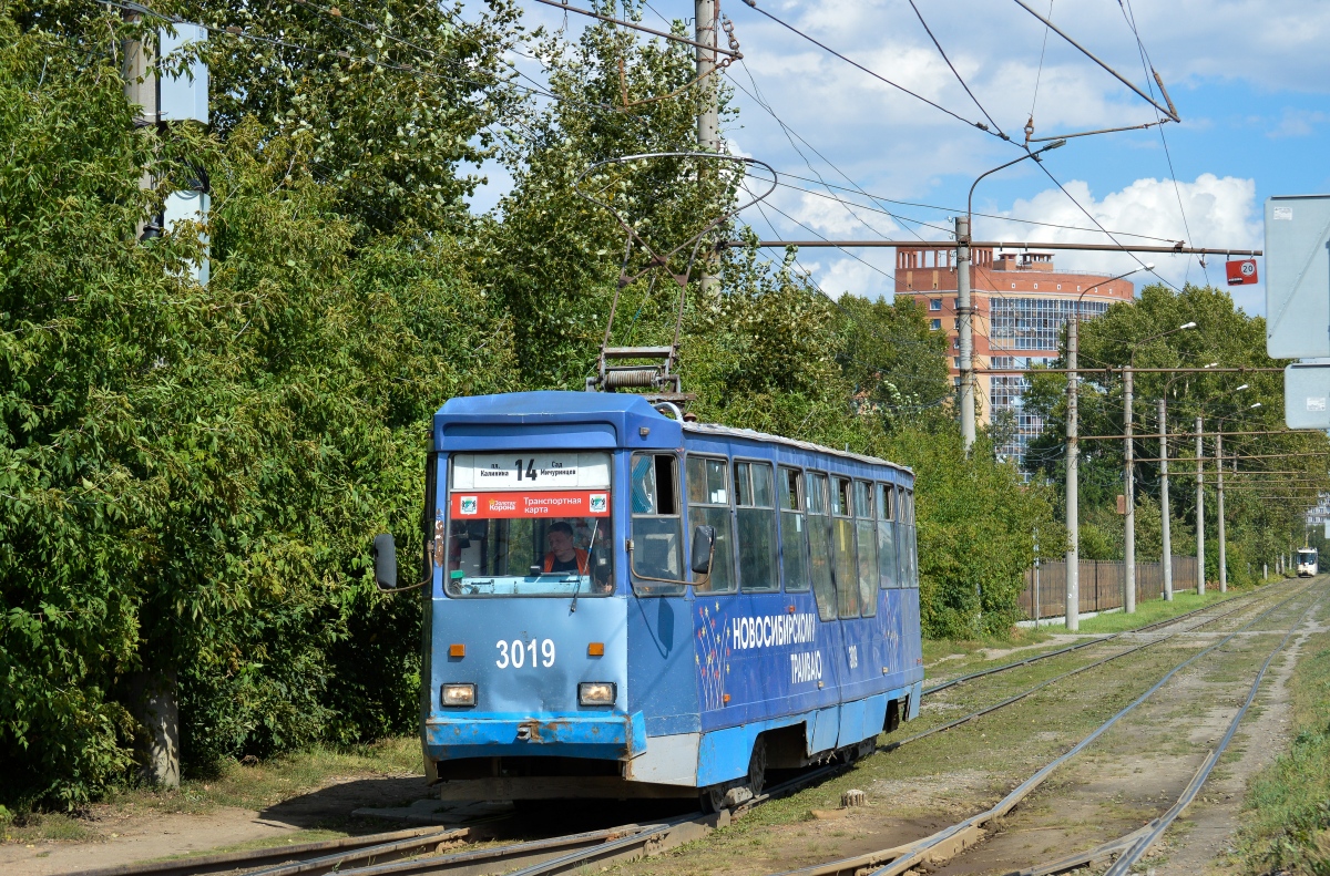 Новосибирск, 71-605 (КТМ-5М3) № 3019