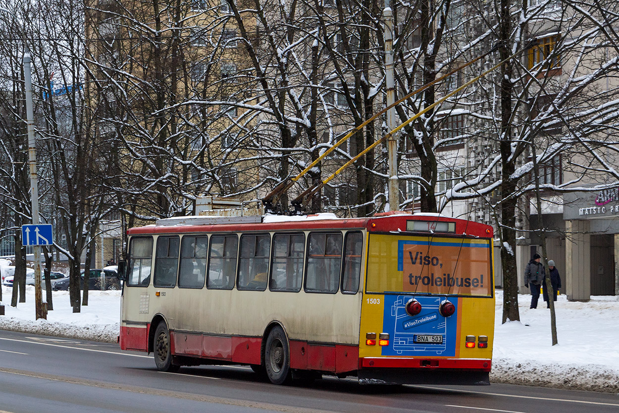 Вильнюс, Škoda 14Tr02/6 № 1503