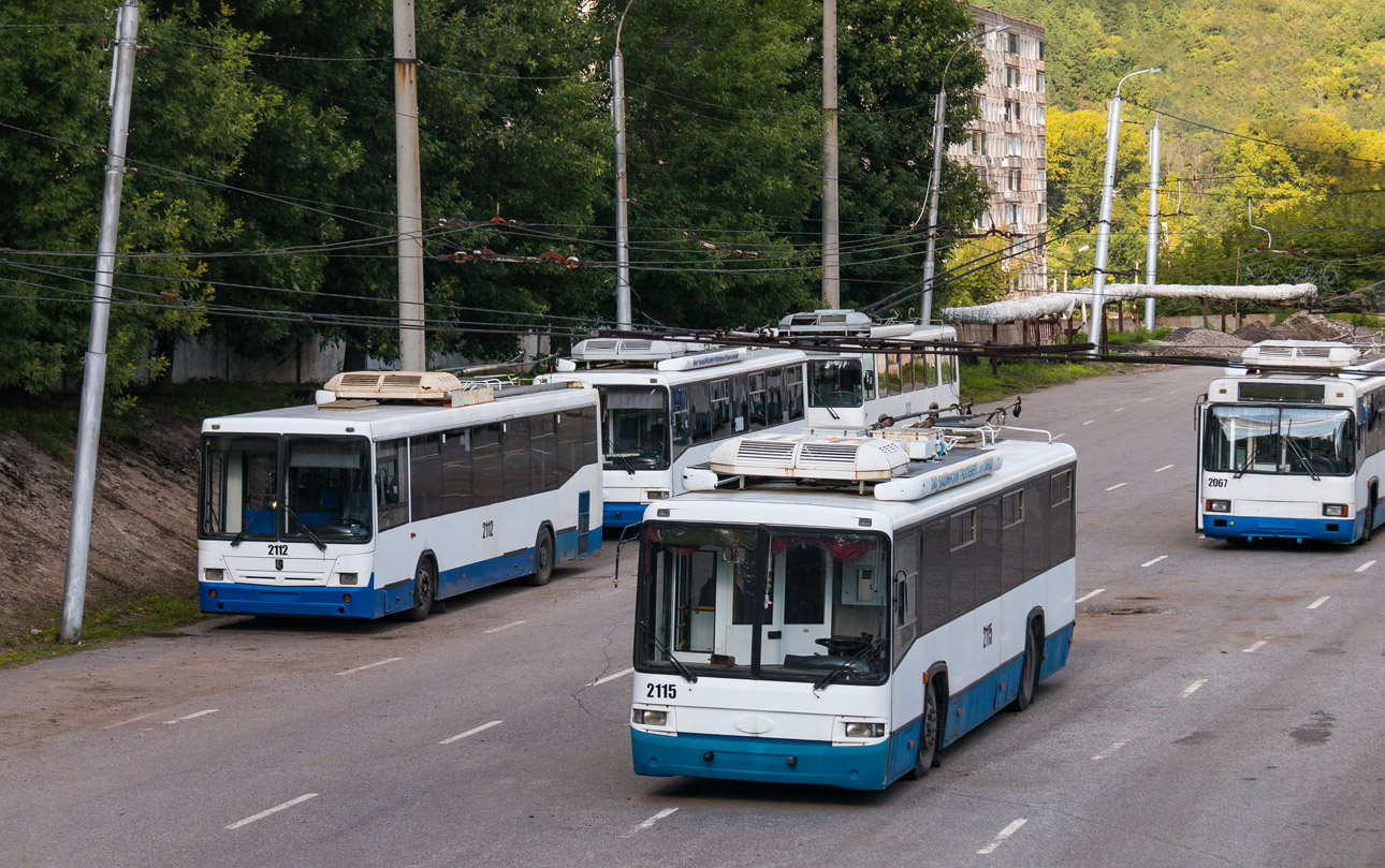 Уфа, НефАЗ-БТЗ 52765Р № 2112; Уфа, БТЗ-52767А № 2115