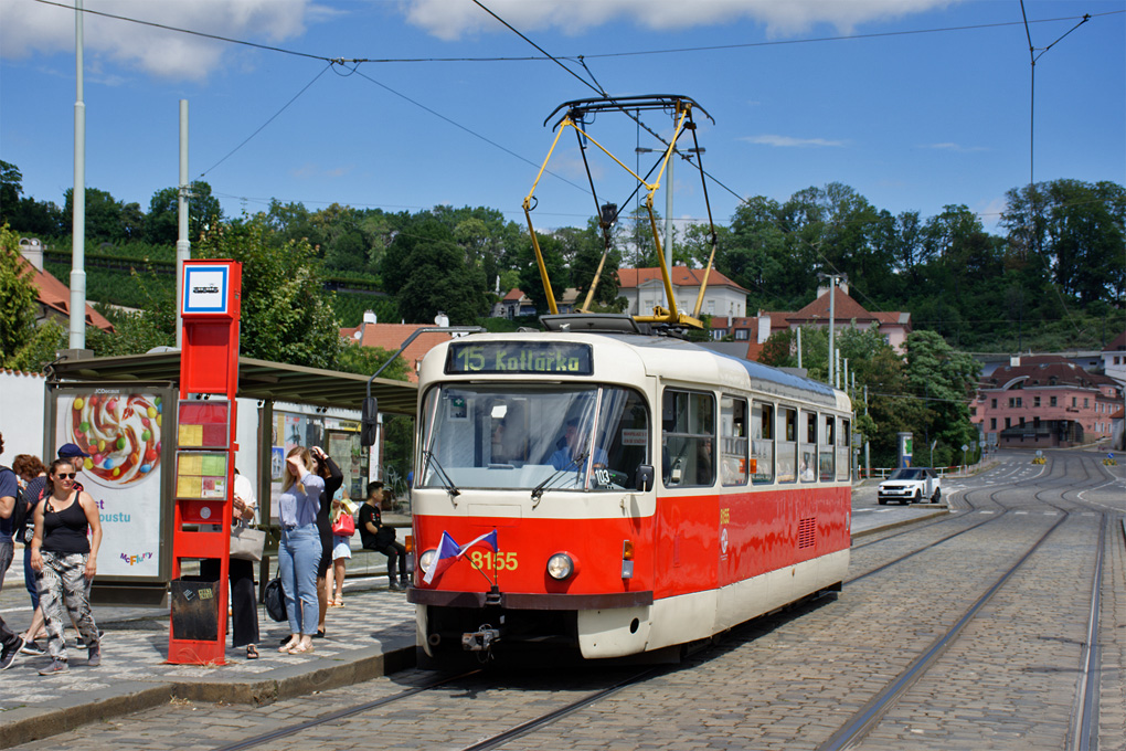 Прага, Tatra T3R.PV № 8155