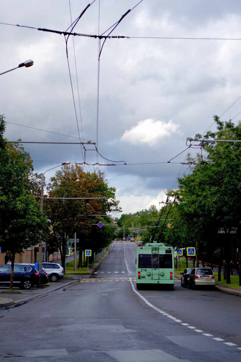 Minska, BKM 321 № 2718; Minska — Trolleybus lines
