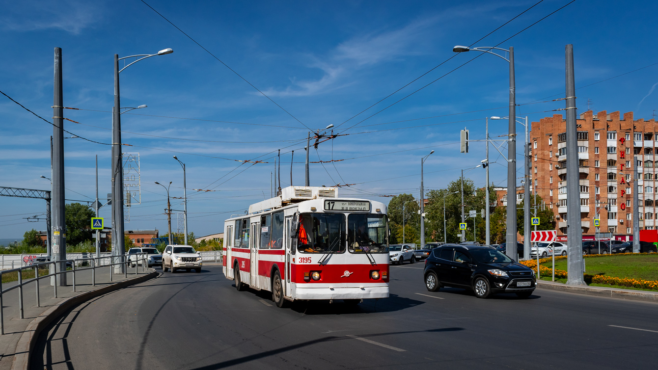 Самара, ЗиУ-682Г [Г00] № 3195; Самара — Конечные станции и кольца (троллейбус)