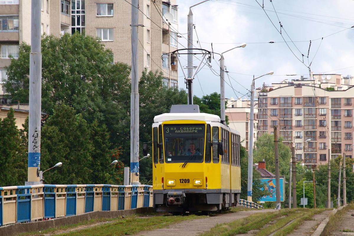 Львів, Tatra KT4DM № 1209