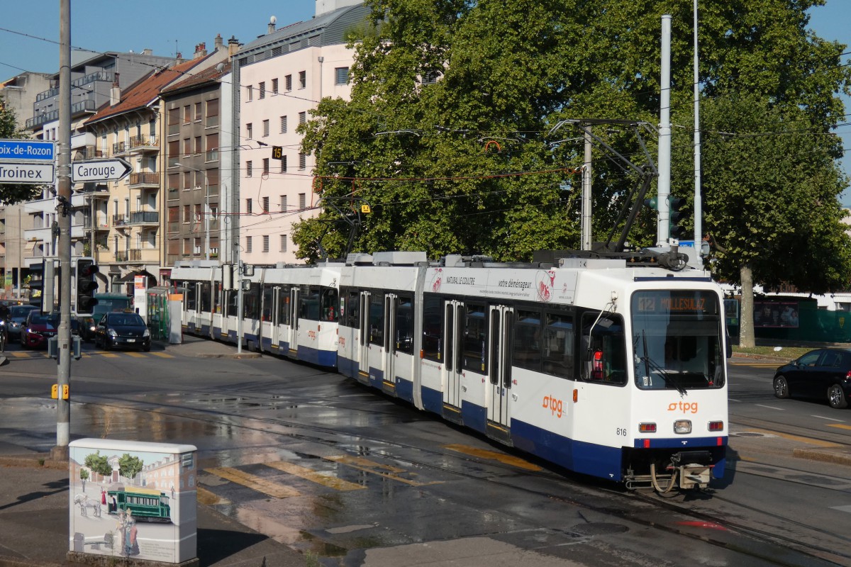 Женева, ACMV/ABB/Duewag Be 4/6 № 816